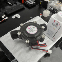 Micro-générateur hydroélectrique en plastique OEM DB-168, turbine à eau DC5V, charge de batterie, énergie hydroélectrique, filetage mâle G1/2, capteur 150mA