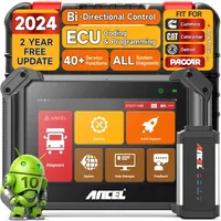 Escáner de Diagnóstico para Camiones Pesados Diésel ANCEL V6 HD 2025, Regeneración DPF, Codificación y Programación de ECU, OBD2 Bidireccional Electrónico