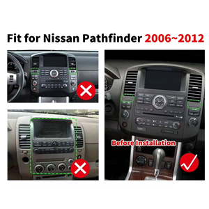 Autoradio <span class=keywords><strong>de</strong></span> style Tesla <span class=keywords><strong>de</strong></span> 12,1 pouces pour Nissan <span class=keywords><strong>Pathfinder</strong></span> R51 2006-2012, navigation multimédia Android, GPS, stéréo, CarPlay sans fil, 4G - Product Image 2