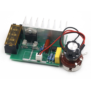 ACELEX 4000W 0-220V AC SCR Electric Voltage Regulator Motor Speed <strong>Controller</strong> with <strong>Temperature</strong> Insurance - Product Image 2