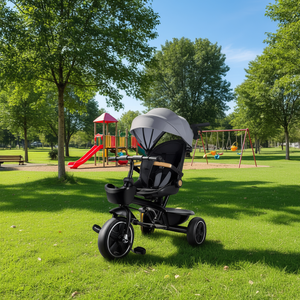 <b>Net</b> Grey Star Tricycle <b>Plastic</b> 65x47x110 Cm 25 Kg Capacity Foldable Seat for Kids Ages 8-13 - Product Image 2