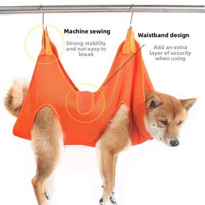 All-in-One-Haustier pflege Hängematte Katze Hund Nagel Trimmen Bad Sling mit Rückhalt gurten Ohr reinigung Pflege Hänge bett - Product Image 4