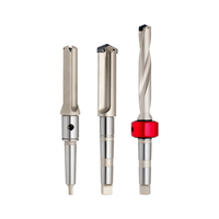 Forets à insert remplaçables, tige conique SLS, poignée conique Morse, tige droite, porte-outils de perçage indexables, foret à chanfrein