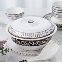 Assiettes de restaurant, services de table en porcelaine, vaisselle en porcelaine fine, assiette en céramique personnalisée, plat de cuisson rectangulaire en céramique pour hôtel