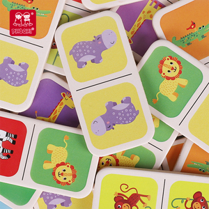 Children Educational Learning <strong>Play</strong> <strong>Set</strong> <strong>Puzzle</strong> Rally Toy Wooden Domino <strong>Game</strong> for Kids - Product Image 2