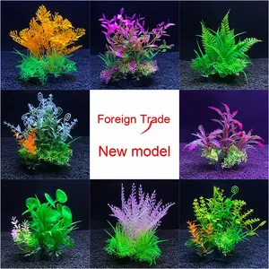 Fabricante-Originado Plantas Aquáticas Plásticas Em Miniatura Eco-Friendly Fish Tank Paisagismo Acessórios para Viver Aquários & - Product Image 3