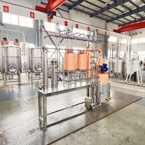Industrial Home Alcoholes Etanol Perfume Cobre Todavía Vacío Vodka <span class=keywords><strong>Wishky</strong></span> Destilador Máquina - Product Image 3