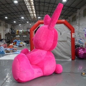 ตุ๊กตากระต่ายเป่าลมขนาดยักษ์สีชมพูสำหรับห้างสรรพสินค้า - Product Image 6