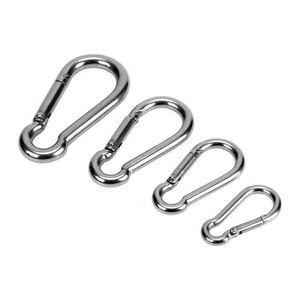 Mosquetón de Acero al Carbono con Acabado Simple para Escalada en Exteriores, con Bloqueo, a Buen Precio - Product Image 1