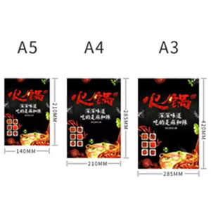 Tùy chỉnh <span class=keywords><strong>in</strong></span> Flyer bất kỳ kích thước cửa Flyer/tập sách/Tạp Chí/tài liệu quảng cáo/danh mục ảnh nấu ăn cuốn sách giấy - Product Image 2