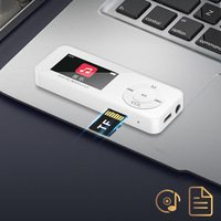 Pemutar MP3 8GB Dengan Layar IPS HD, Radio FM, Perekam Suara, Pembaca E-book, Mendukung Kartu TF, Pemutar Musik Digital