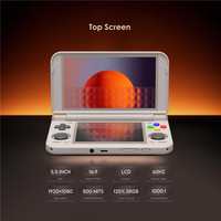 Console de jeu portable Retroid Pocket Duo Lite avec écran TFT HD de 5,5'' et 4,2'', RP Duo Lite Android 15, 6+128 Go