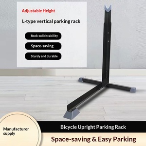 Soporte vertical portátil en forma de L para bicicleta individual con función de estacionamiento y reparación, y soporte de exhibición - Product Image 4