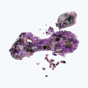 Piedra Preciosa de Amatista al por Mayor para el Cuidado de la Piel, Herramienta de Belleza para Masaje Ocular - Product Image 5