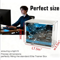 Boîte à mouchoirs moderne en acrylique transparent de haute qualité, présentoir de gros pour boîtes de reconditionnement, avec couvercle détachable, pour boutique, autoportant