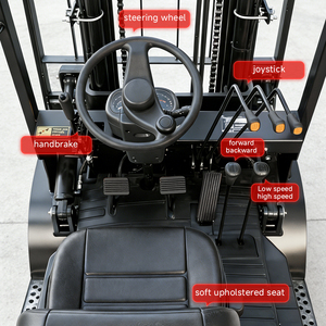 Chariot élévateur diesel à prix avantageux fabriqué en Chine, capacité de 2,5 à 6 tonnes, chariot élévateur diesel tout-terrain avec certificat CE - Product Image 3