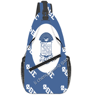 Sac de poitrine Sigma Gamma Rho, nouveau design personnalisé de la sororité, lettres grecques, sac bandoulière unisexe, sac de poitrine pour voyage en plein air