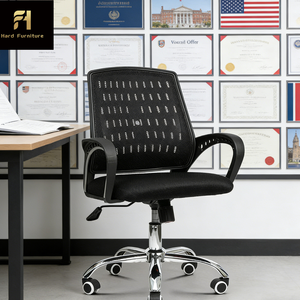 Sedia da <span class=keywords><strong>Ufficio</strong></span> Moderna e Semplice in Rete, Sedia per Visitatori di Alta Qualità Nera, Vendita all'Ingrosso - Product Image 3