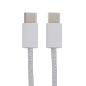 PD 60W Cargador rápido 3A Tipo C a USB C Cable Nylon trenzado ABS Carcasa <span class=keywords><strong>2M</strong></span> Cable tipo C para iPhone 15 <span class=keywords><strong>Pro</strong></span> Max <span class=keywords><strong>Macbook</strong></span> Samsung - Product Image 1
