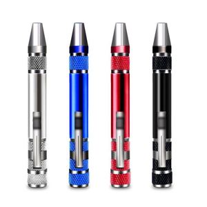Aluminum Pocket Tool <b>Screwdriver</b> Pen with 8 Driver Bits Internal Compartment Magnetic Tip <b>Precision</b> Micro Repair Tool <b>Set</b> - Product Image 1