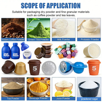 Remplisseuse, scelleuse et capsuleuse rotative automatique de haute précision pour poudres instantanées, compléments nutritionnels et applications chimiques
