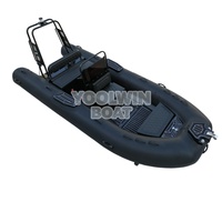 Bateau pneumatique à double coque en aluminium Yoolwin 480 cm pour le sauvetage, le soutien et la location