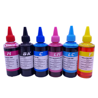 Tinta pewarna isi ulang Premium botol 100ML kompatibel untuk Epson Canon HP Brother Printer Inkjet Tinta Universal Tinta berbasis pewarna curah