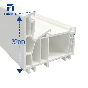 Europe American style Profile Pvc window profile for White Extrusion Doors & Windows Customized FONIRTE