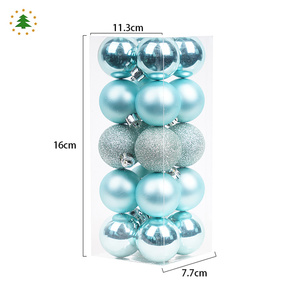 Jintai fábrica venta al por mayor personalizado boda hogar fiesta decoración suministros brillo Navidad bola conjunto - Product Image 4