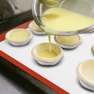 맞춤형 인쇄 식기 세척기 안전 및 식품 접촉 안전 도매 친환경 고온 실리콘 베이킹 매트 - Product Image 5