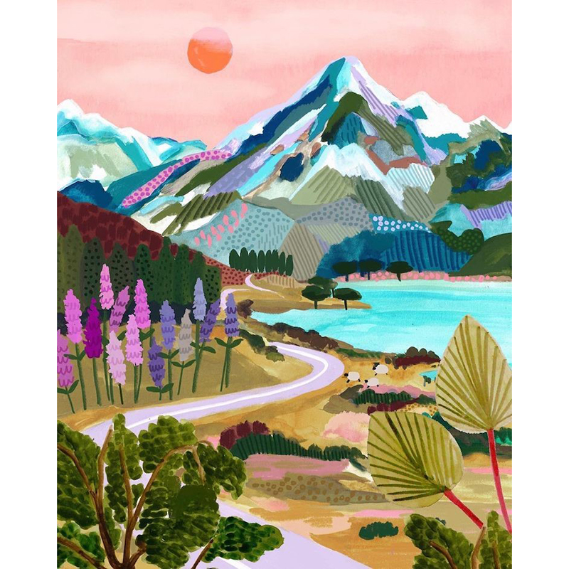 Montagnes colorées 3