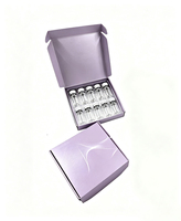 Boîtes de stockage de vaccins en matériaux recyclés avec doublure en éponge, fermeture magnétique et poignée, pour flacons de peptides, 3 ml, 5 ml, 10 ml, 20 ml