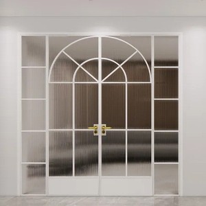 French Style Casement Window Aluminum Alloy <b>Frame</b> Tempered Glass Heat Insulation For Living Room Kitchen Balcony Study - Product Image 2