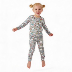 Viscose From Bamboo Pajamas Kids <strong>PJs</strong> for Boys&amp;Girls Kids-clothing Toddler Long Sleeve 2-Piece Sleepwear Girls <strong>Unicorn</strong> Pajama Set - Product Image 2
