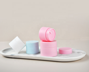 Wholesale <b>Empty</b> 10g 15g 20g 30g 50g White Pink Blue Black Cream <b>Jar</b> Cosmetic With PP Lid - Product Image 3