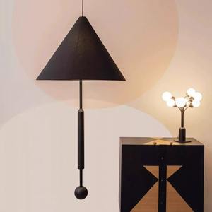 Lustre Nordic Maison Dada pour salle à manger et salon, luminaire parapluie pour enfants et showroom, style chapeau de paille, éclairage d'escalier - Product Image 6