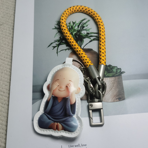 Bán buôn <span class=keywords><strong>Nylon</strong></span> dây buộc với kim loại vòng chìa khóa Phụ kiện đồng bằng RTS dệt chuỗi cho Quà tặng khuyến mãi đồng bằng <span class=keywords><strong>nylon</strong></span> Keychain - Product Image 4