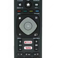 Control Remoto Universal para TV RM-L1285, Repuesto Compatible con Televisores Philips LCD LED 4K 3D Smart TV 398GR08B HOF16 GPD24 YKF406/RM-L1285