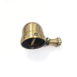 Embouts de cordons avec crochets de fixation pour cordes, finition chrome doré/noir, pour la gestion des files d'attente dans les hôtels et banques - Product Image 3