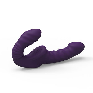 Juguetes Sexuales Lésbicos con Control Inalámbrico, Vibrador de Clítoris, Vibrador sin Correa, Vibrador de Punto G, Dildo Morado para Mujeres y Parejas - Product Image 3