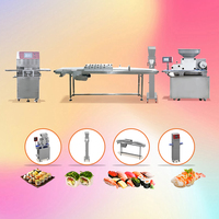 Mesin Pembuat Lembaran Nasi Sushi Otomatis Terbaru  Mesin Penggulung dan Penyebar Nasi Sushi Otomatis  Mesin Robot Sushi