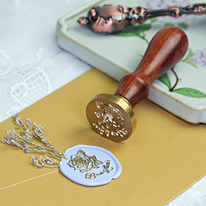 Lễ Đảng Tùy Chỉnh Dập Nổi Khắc Lễ Hội Xmas Khuyến Mãi Món Quà Lưu Niệm Trang Trí Có Thể Thay Thế Gỗ Sáp Con Dấu Tem - Product Image 3