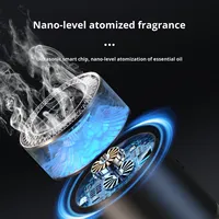 Diffuseur d'huile aromatique pour voiture, purificateur d'air, arôme de voiture, pulvérisation automatique à démarrage et arrêt