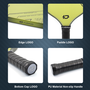 Premium Leve Maior Sweet Spot Poderoso Rebote Kevlar Fibra De Carbono Portátil PP Núcleo Pickleball Paddle - Product Image 5