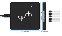 Analyseur logique USB DSLogicU2Pro16 16CH/1GHz 4Gb 16G SPI/I2C/UART générateur de signal de décodeur Assistant d'outil de développement intégré