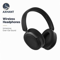 Headphone Gaming Nirkabel V5.1 Over Ear dengan Driver Dinamis 40mm, Kontrol Volume IPX6 untuk Komputer dan Perjalanan