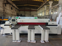 Scie à cadre semi-automatique CNC de grande production, haute précision, 15 kW, avec moteur, pour panneaux de bois, PVC, acrylique, et panneaux aluminium-plastique