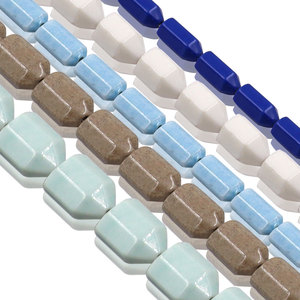 Bandes de cristaux plats multicolores, pierres oxydées à ions négatifs, perles en vrac 4 x 8 mm, accessoires pour bracelets et colliers - Product Image 4