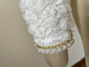 Vêtements pour filles, veste boléro à manches longues, haut court, cardigan, tenue assortie pour fête, robe pour <span class=keywords><strong>fille</strong></span>, manteaux, printemps ou été personnalisés - Product Image 5