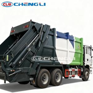 รถบรรทุกอัดขยะชัคแมนแบบงานหนักแรงอัดสูง พร้อมระบบปล่อยขยะไฮดรอลิก - Product Image 4